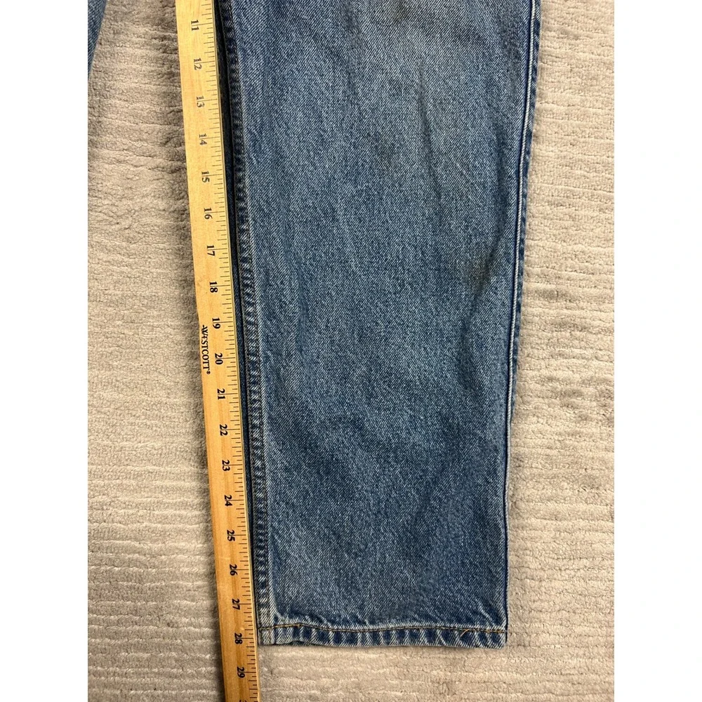 Levi Strauss Signature Jeans Mens 38x30 Blue 540 Relaxed Fit Straight Leg Denim